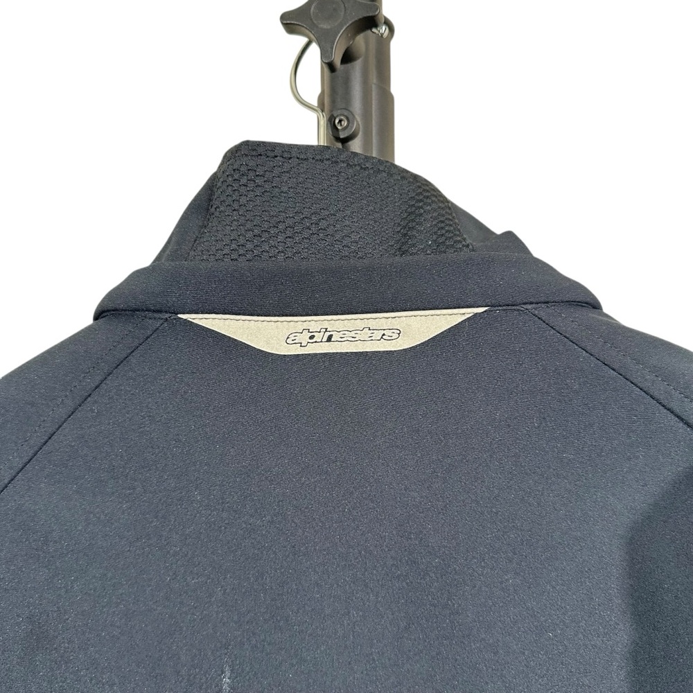 Alpinestars Men's XL Biker Jacket Neoprene Stretchy Fleece Lined Vented Zip Up - Picture 8 of 16